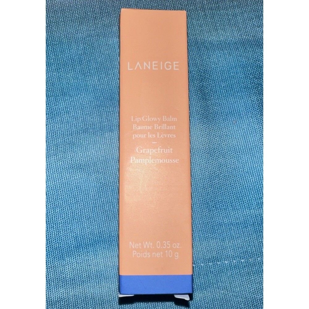 LANEIGE Lip Glowy Balm Grapefruit Hydrating Lip Balm Pink 0.35 oz